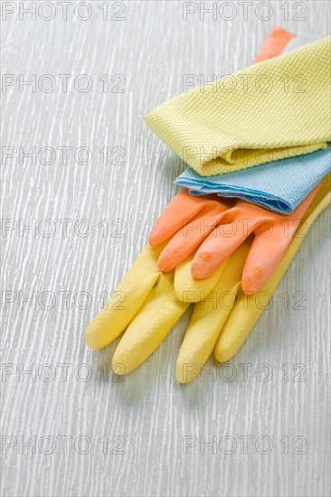 Rags and gloves