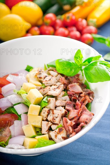 Fresh classic caesar salad