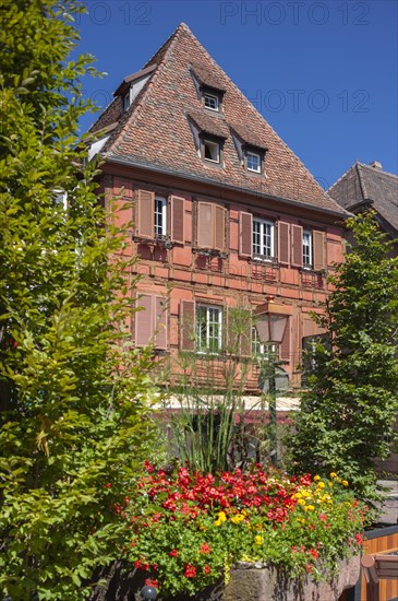 Half-timbered house in the historic old town