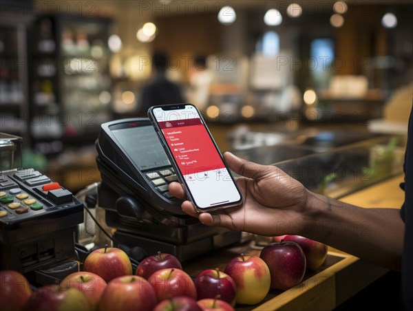 Purchasing and control with your cell phone while shopping