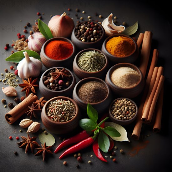 Set of spices