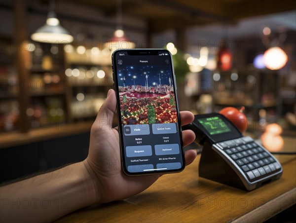 Purchasing and control with your cell phone while shopping