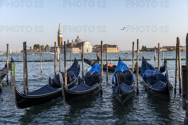 Venetian gondolas and gondoliers