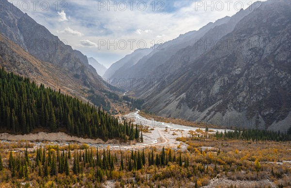 View into the Ala Archa valley