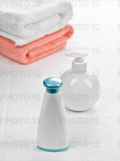 Bottles and towels