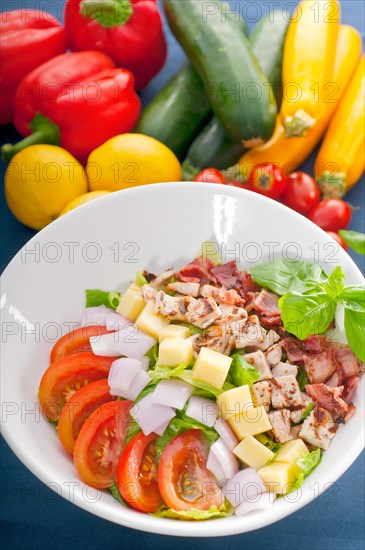 Fresh classic caesar salad