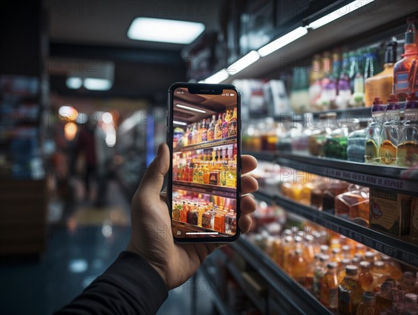 Purchasing and control with your cell phone while shopping