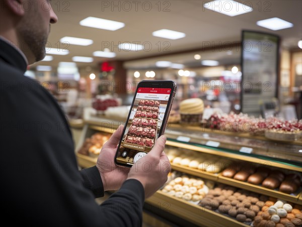 Purchasing and control with your cell phone while shopping