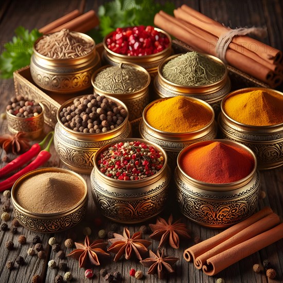 Set of spices