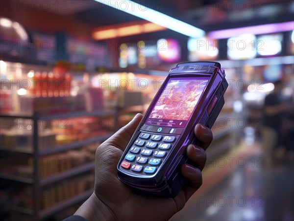 Purchasing and control with your cell phone while shopping
