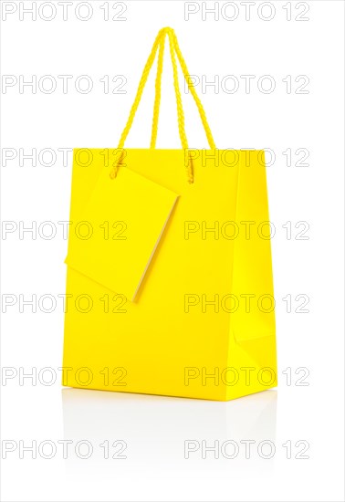 A yellow paper bag