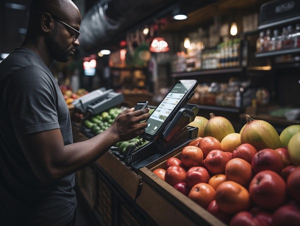 Purchasing and control with your cell phone while shopping