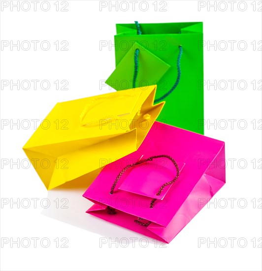 Three sealed paper bags insulated