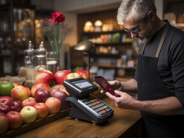 Purchasing and control with your cell phone while shopping