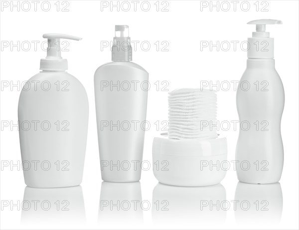 Isolated collection of toiletries