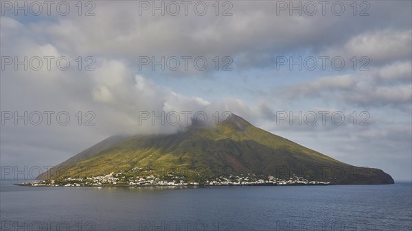 Cloudy blue sky