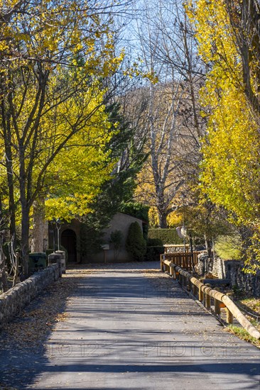 Village of San Martin de Aravo in the Cerdanya area in the province of Gerona in Catalonia in Spain