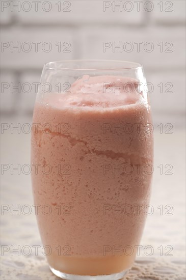 Selection of fresh fruits colorful long drink cocktails