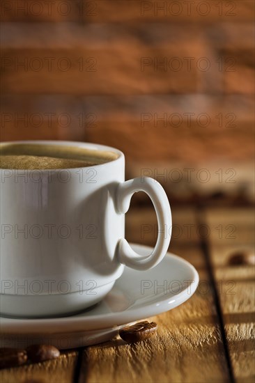 Close-up of cup with coffee