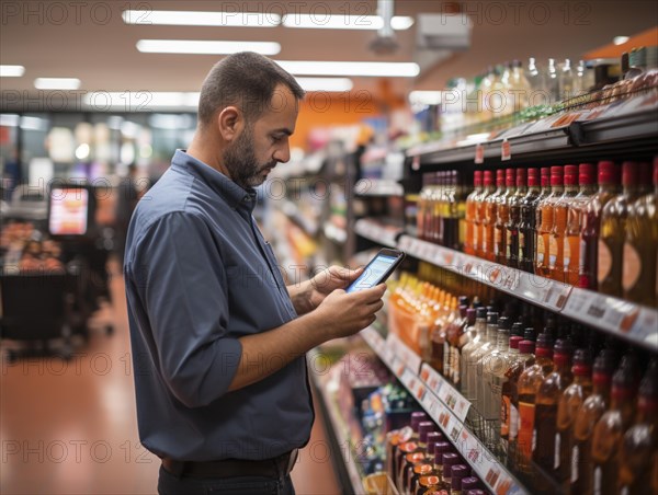 Purchasing and control with your cell phone while shopping