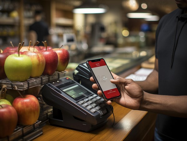 Purchasing and control with your cell phone while shopping