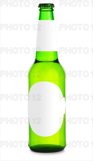 Bottle of beer isolated