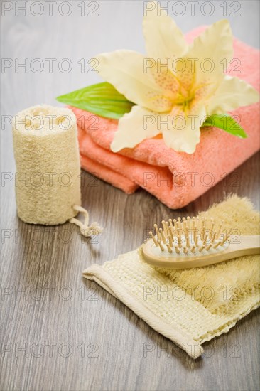 Flower towel