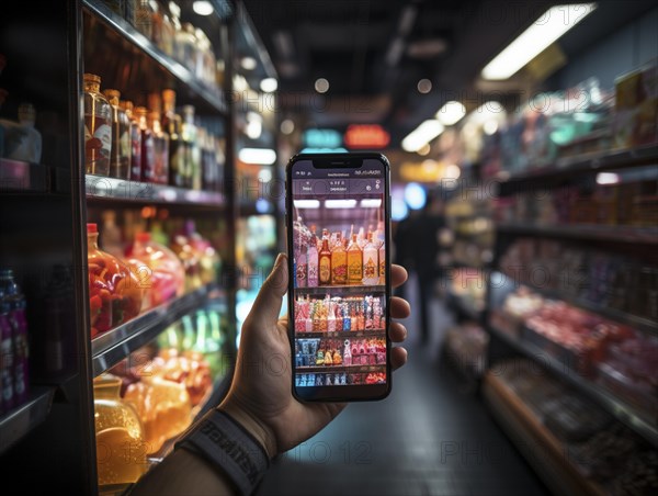 Purchasing and control with your cell phone while shopping