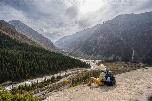 View of the Ala Archa valley from the viewpoint