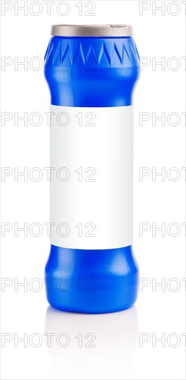 Blue plastical bottle