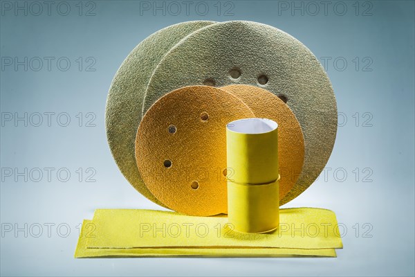 Abrasive treatment tools sandpaper and sanding discs