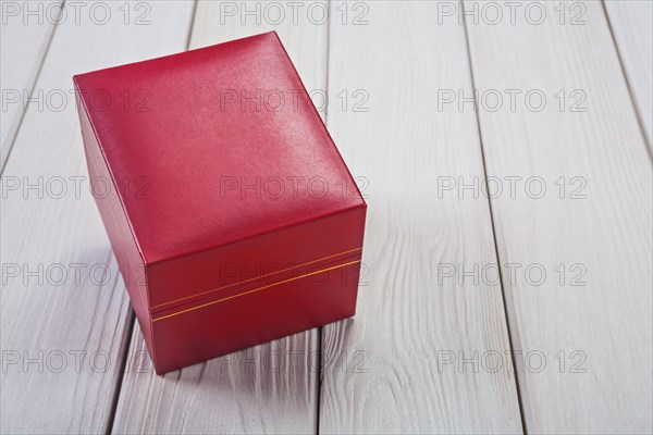 Gift box with red