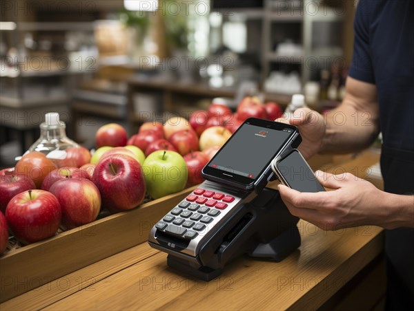 Purchasing and control with your cell phone while shopping