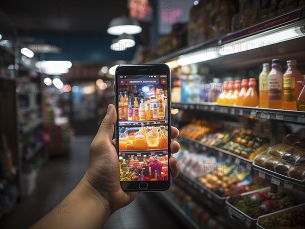 Purchasing and control with your cell phone while shopping