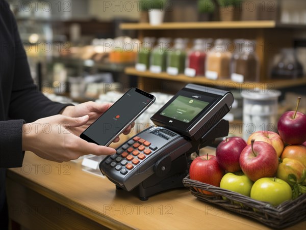 Purchasing and control with your cell phone while shopping