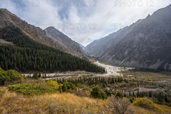 View into the Ala Archa valley