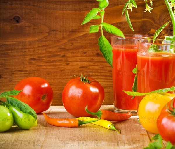 Tomatoes and juice