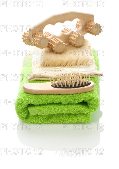 Group of bathing accessories