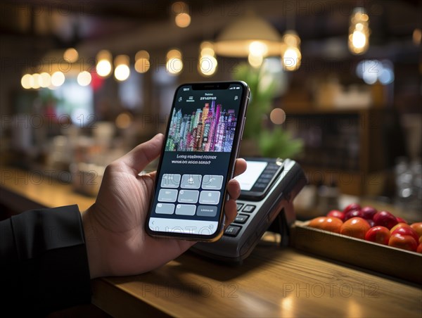 Purchasing and control with your cell phone while shopping