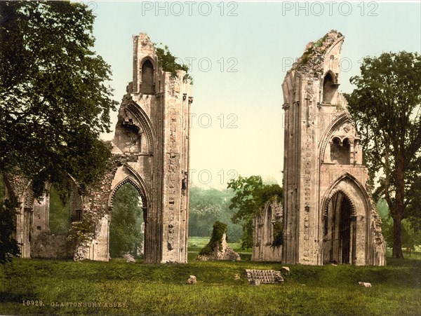 Glastonbury Abbey is a former Benedictine abbey near Glastonbury in the county of Somerset