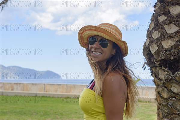 Portrait of a latin woman smiling