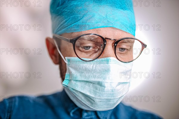 Portrait of a young professional surgeon
