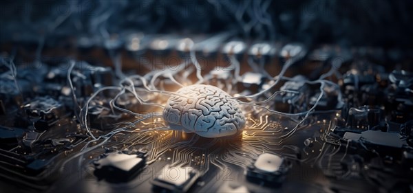 Connecting the brain to a microcircuit and processor chip