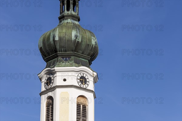 Church tower of the parish church of St Pankratius