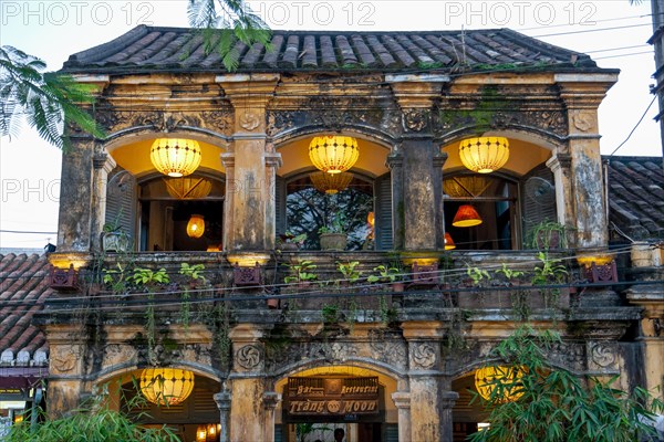 Restaurant with an old facade