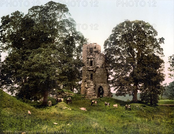 Kirkoswald Castle is a ruined castle in the village of Kirkoswald in the English county of Cumbria