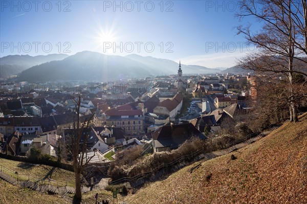 View of the town from the Schlossberg