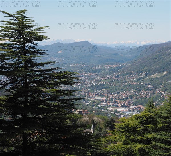 Aerial view of Como