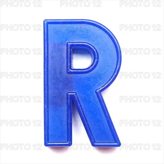 Magnetic uppercase letter R