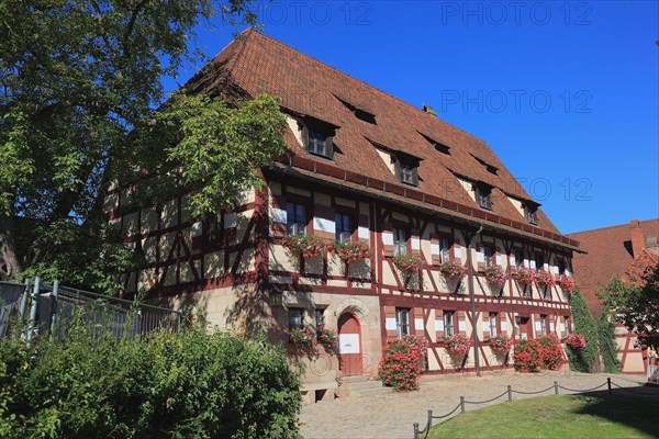 In the old town centre of Nuremberg